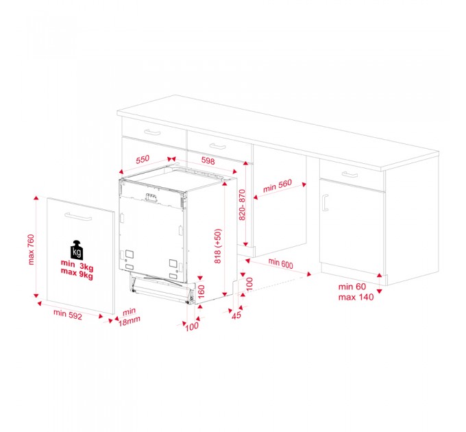 Посудомийна машина вбудована Teka DFI 76951 (114260026)