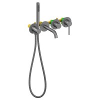 Змішувач для ванни Blue Water BOSTON BOS-ZWP.200 Графіт (Gun metal) Змішувач для ванни Blue Water BOSTON BOS-ZWP.200 Графіт (Gun metal)