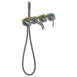 Змішувач для ванни Blue Water BOSTON BOS-ZWP.200 Графіт (Gun metal)