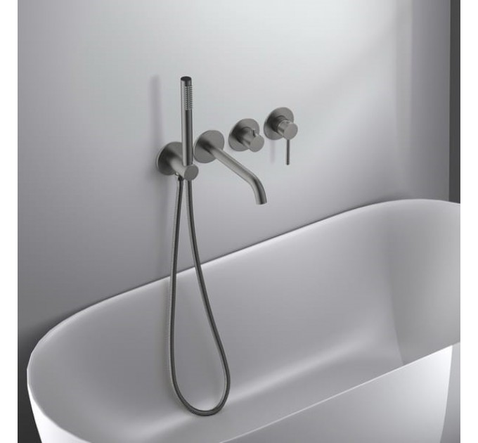 Змішувач для ванни Blue Water BOSTON BOS-ZWP.200 Графіт (Gun metal)