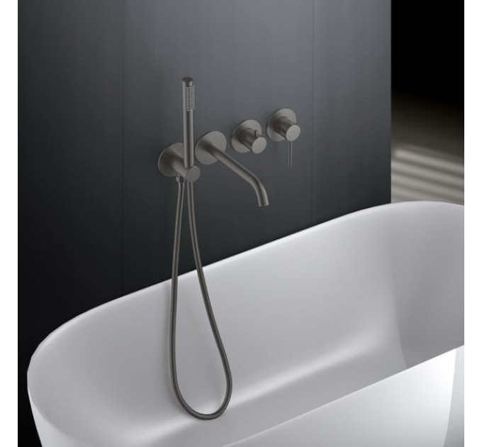 Змішувач для ванни Blue Water BOSTON BOS-ZWP.200 Графіт (Gun metal)