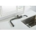 Смеситель кухонный Blue Water MAGOT PLUS Графит (Gun metal) под окно