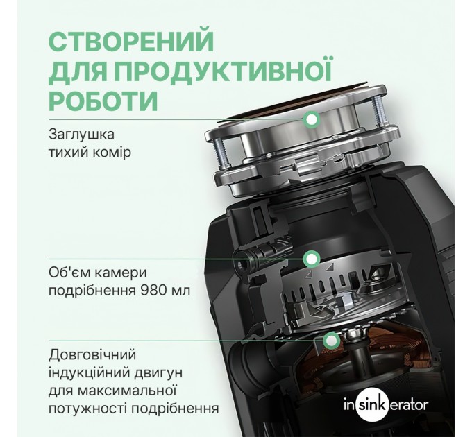 Подрібнювач харчових відходів In-Sink-Erator Premium 700
