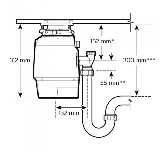 Подрібнювач харчових відходів In-Sink-Erator Premium 700