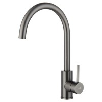 Смеситель кухонный Blue Water WERA Графит (Gun metal)