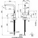 Смеситель кухонный Gessi Inedito медь брашированная PVD 60571#708