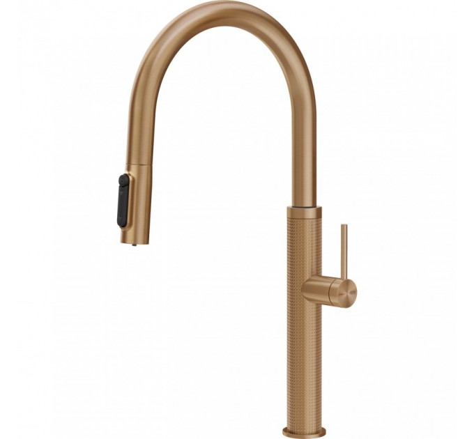 Смеситель кухонный Gessi 316 Kitchen Cesello бронза брашированная PVD 60826#726