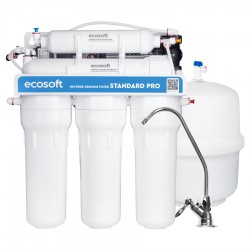 Фільтр зворотного осмосу Ecosoft Standard PRO з мінералізацією та помпою