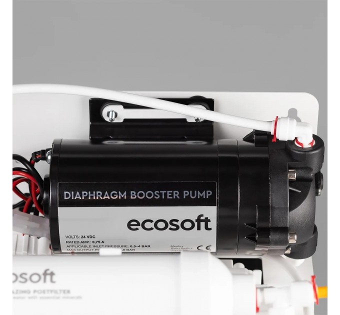 Фільтр зворотного осмосу Ecosoft Standard PRO з мінералізацією та помпою