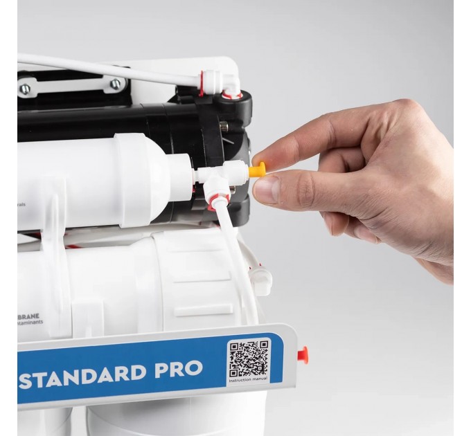 Фільтр зворотного осмосу Ecosoft Standard PRO з мінералізацією та помпою