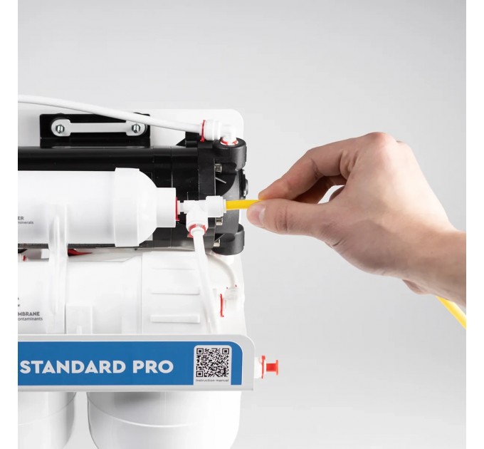 Фільтр зворотного осмосу Ecosoft Standard PRO з мінералізацією та помпою