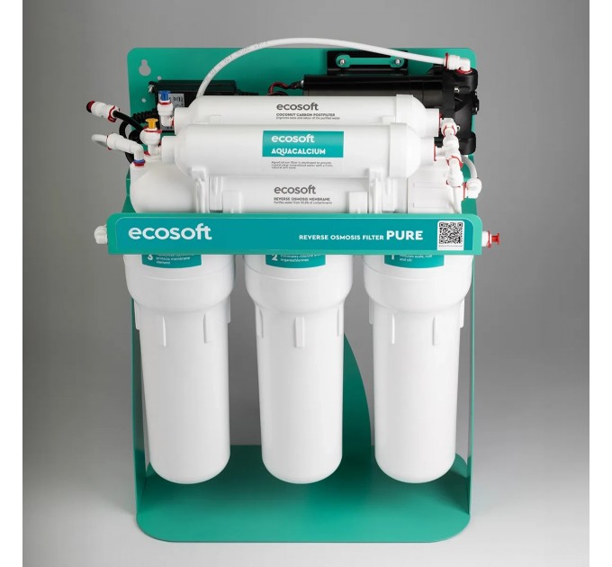 Фильтр обратного осмоса Ecosoft PURE AquaCalcium Mint с насосом на станине