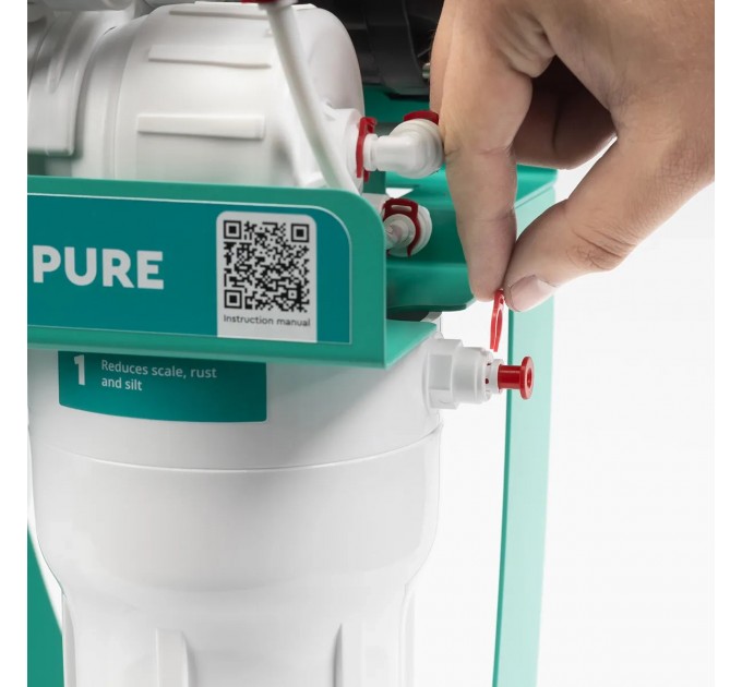 Фильтр обратного осмоса Ecosoft PURE AquaCalcium Mint с насосом на станине