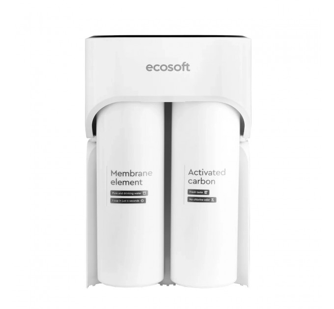 Ультракомпактний розумний прямоточний фільтр зворотного осмосу Ecosoft CROSS Max