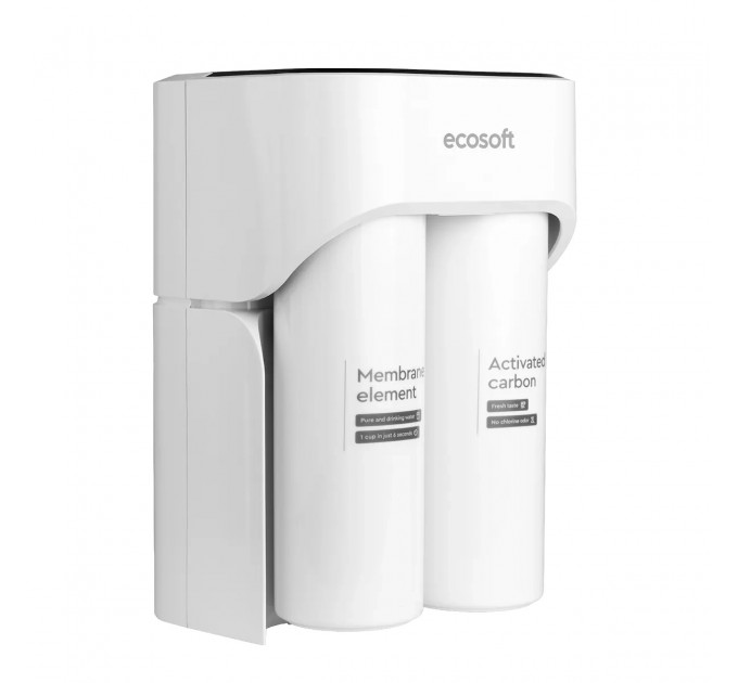Ультракомпактний розумний прямоточний фільтр зворотного осмосу Ecosoft CROSS Max