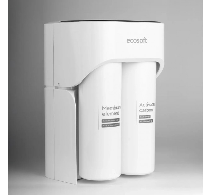 Ультракомпактний розумний прямоточний фільтр зворотного осмосу Ecosoft CROSS Max