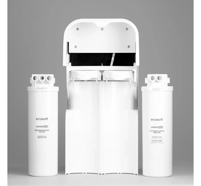Ультракомпактний розумний прямоточний фільтр зворотного осмосу Ecosoft CROSS Max