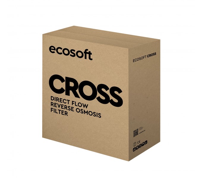 Компактний розумний фільтр зворотного осмосу Ecosoft CROSS90