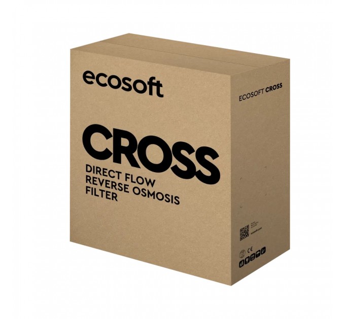 Компактний розумний фільтр зворотного осмосу Ecosoft CROSS60