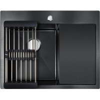 Кухонна мийка Gunter & Hauer Rauda 6522 Black Honey RW чорний