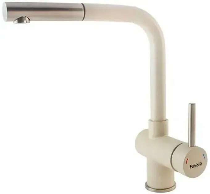 Змішувач кухонний Fabiano FKM 46P SS Cream
