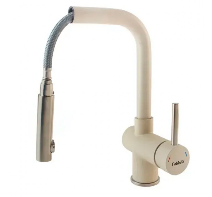 Змішувач кухонний Fabiano FKM 46P SS Cream