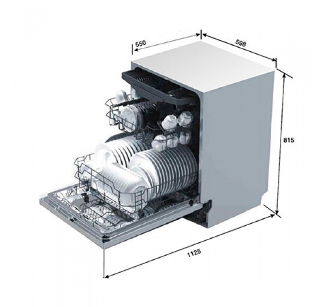 Вбудована посудомийна машина Gunter & Hauer SL 6014