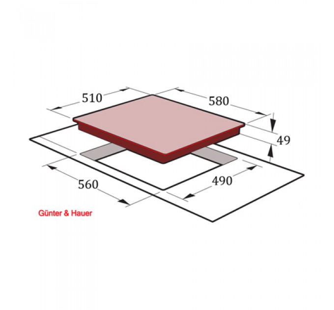 Электрическая варочная поверхность Gunter & Hauer CER 641