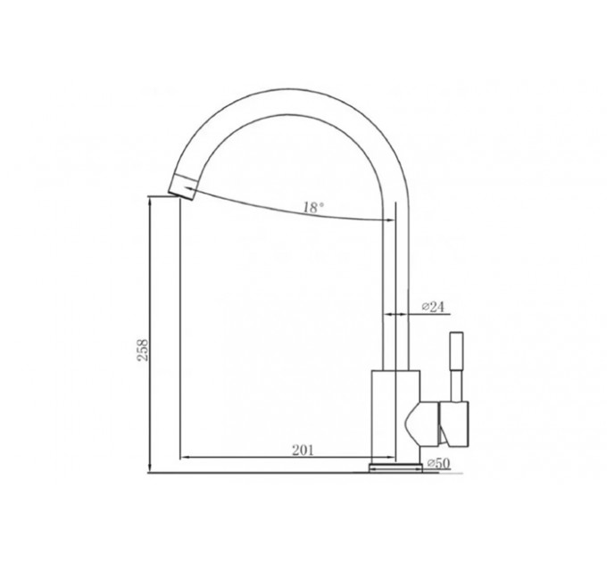 Смеситель кухонный Fabiano SKF 850 ST Beige