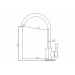 Смеситель кухонный Fabiano SKF 850 ST Beige