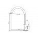 Смеситель кухонный Fabiano SKF 850 ST Inox