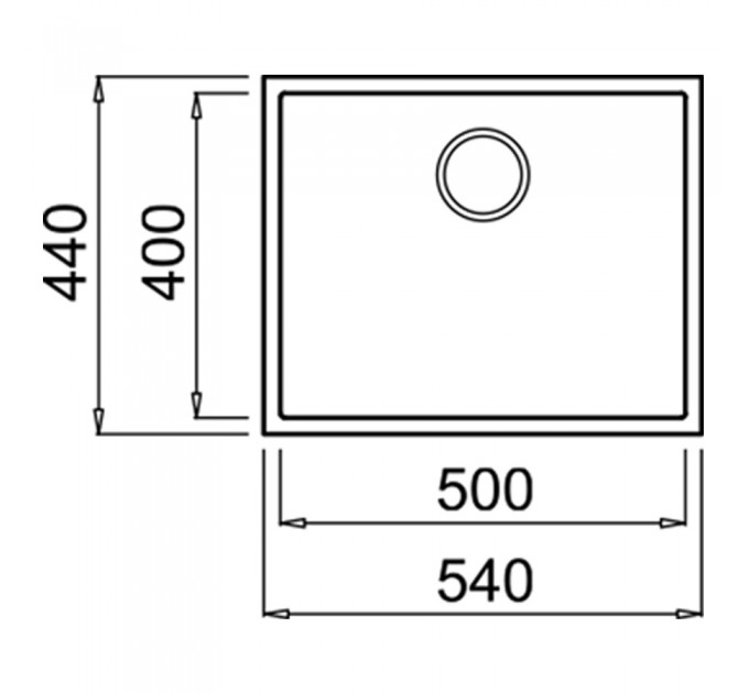 Кухонна мийка Teka Square 50.40 TG (115230023) крем
