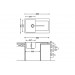 Кухонная мойка Fabiano Classic 86x50 Beige