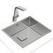 Кухонна мийка FLEXLINEA RS15 50.40 (115000012) нержавіюча сталь