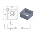 Кухонная мойка Fabiano Quadro 44 Nano Graphite
