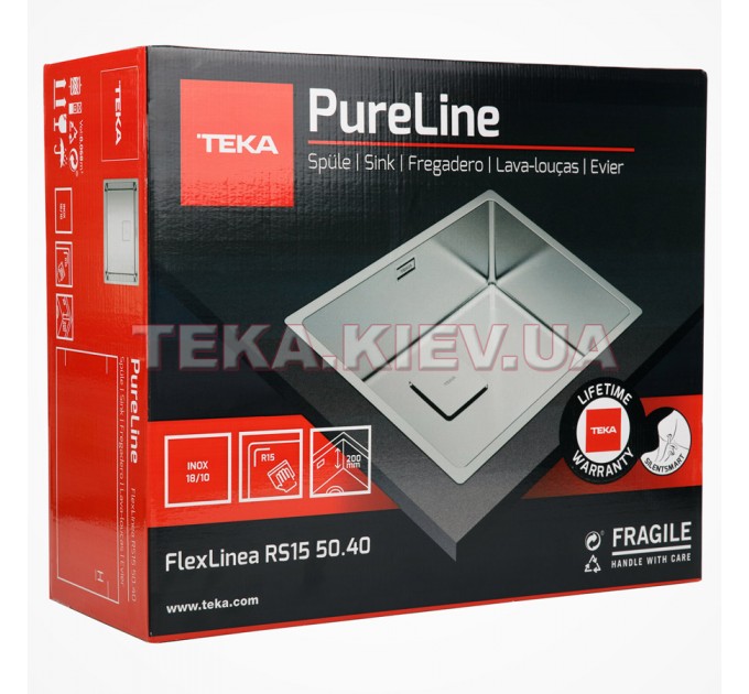 Кухонна мийка FLEXLINEA RS15 50.40 (115000012) нержавіюча сталь