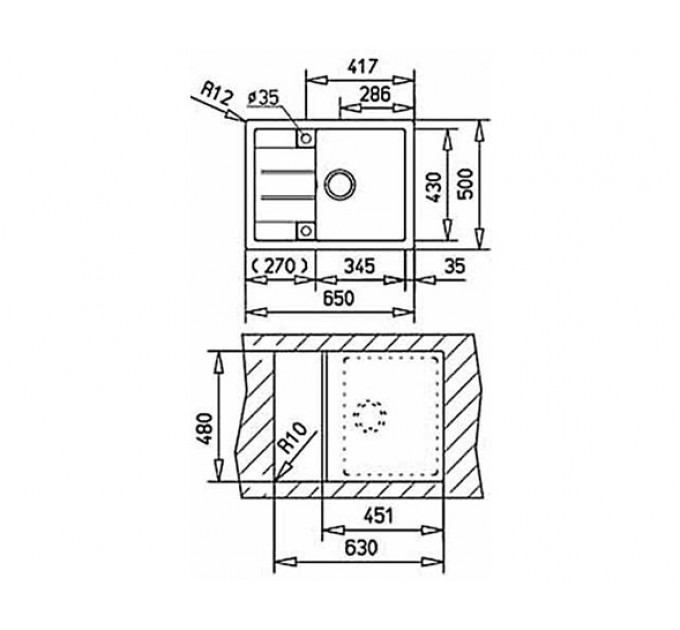 Кухонна мийка Teka ASTRAL 45 B-TG (40143517) бежевий