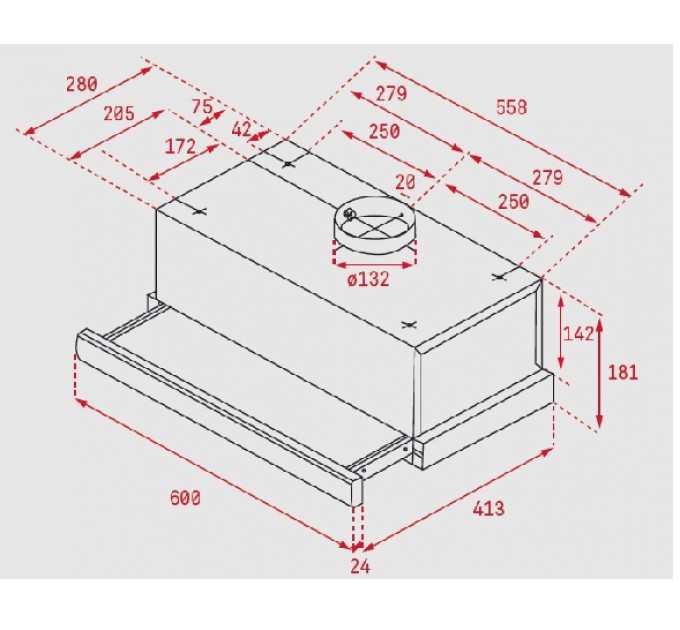 Витяжка кухонна Teka TL 6310 (40474251) білий