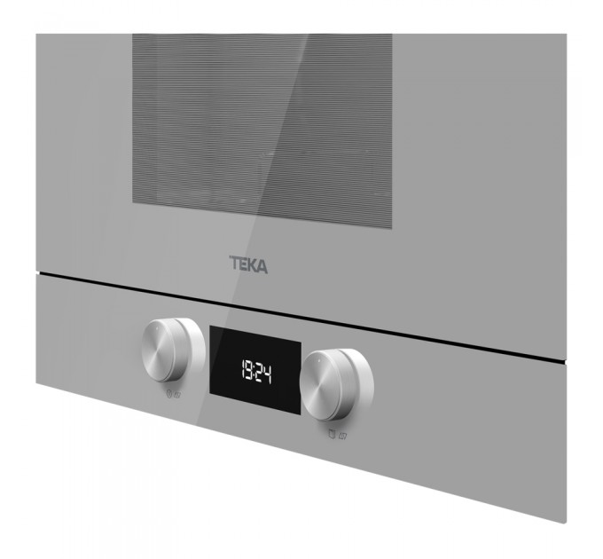 Мікрохвильова піч вбудована Teka UrbanColor ML 8220 BIS (112030004) димчастий сірий