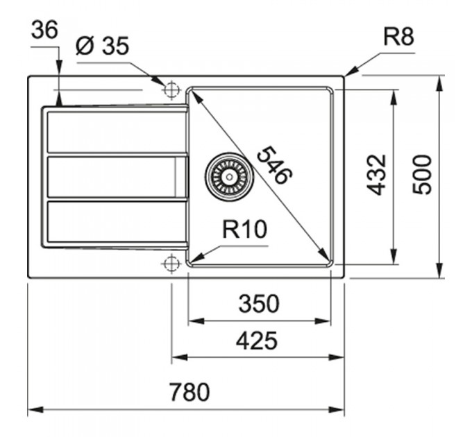 Кухонная мойка Franke Sirius 2.0 S2D 611-78 (143.0621.334) серый
