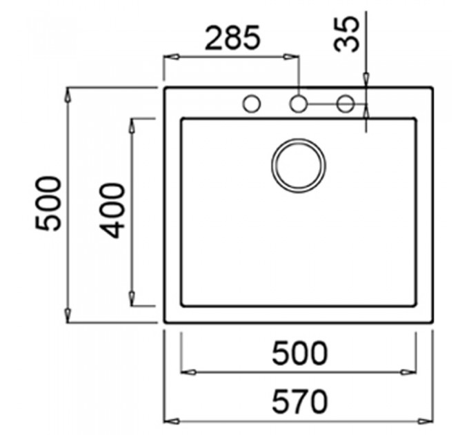 Кухонна мийка Teka Forsquare 50.40 TG AUTO (115230008) крем