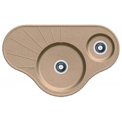 Кухонная мойка Fabiano Arc 94x58x15 Cream