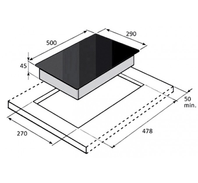 Электрическая варочная поверхность Fabiano FHE 142 Inox