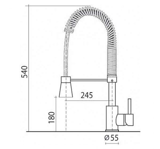 Смеситель кухонный CM Easymix 90220MISCCRM