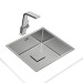 Кухонна мийка FLEXLINEA RS15 45.40 (115000013) нержавіюча сталь