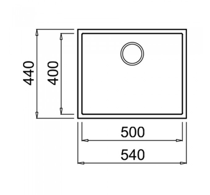 Кухонная мойка Teka Square 50.40 TG (115230022) светло бежевый