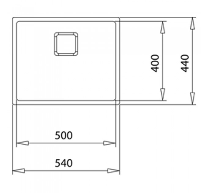 Кухонна мийка FLEXLINEA RS15 50.40 (115000012) нержавіюча сталь