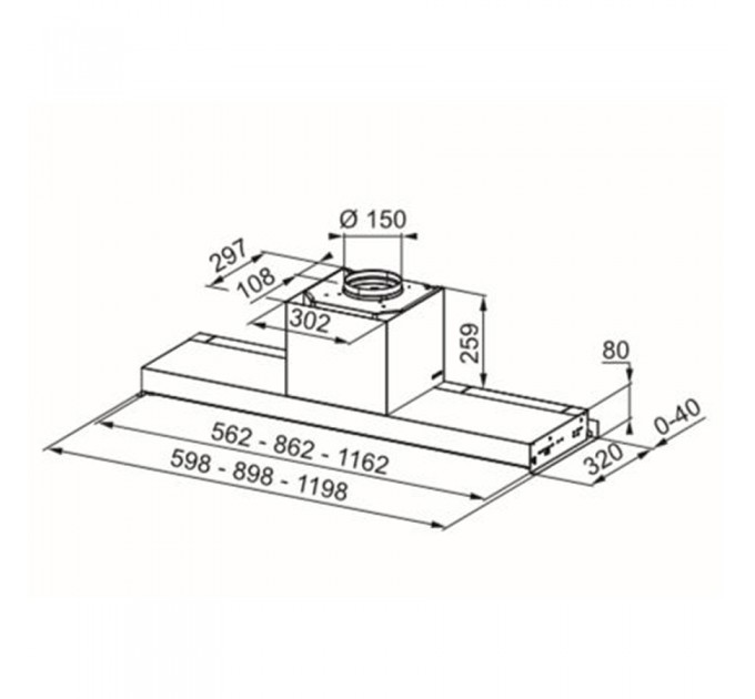 Вытяжка кухонная Franke Style Pro FSTPRO 1208 (305.0522.799)