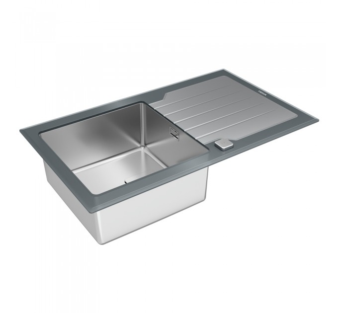 Кухонная мойка Teka Diamond RS15 1B 1D 86 (115100021) серый камень