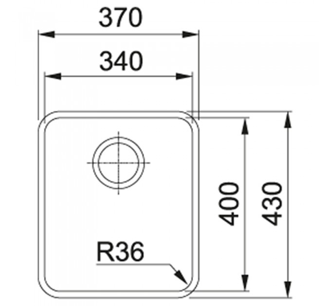 Кухонная мойка Franke Aton ANX 110-34 (122.0204.647)